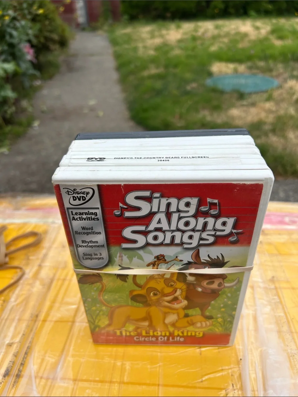 Disney Sing Along Songs lot of 5 DVDs The Lion King - Circle of Life (Red)